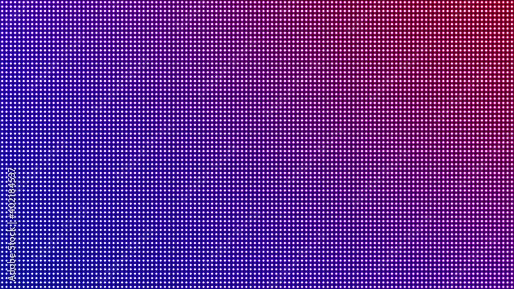 Led screen. Pixel textured background. Digital display with dots. Lcd monitor. Color electronic diode effect. Vector illustration. Blue purple pink television videowall. Projector grid template Led screen. Pixel textured background. Digital display with dots. Lcd monitor. Color electronic diode effect. Vector illustration. Blue purple pink television videowall. Projector grid template