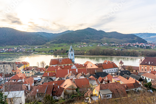 Dürnstein village in the Wachau Valley, Lower Austria