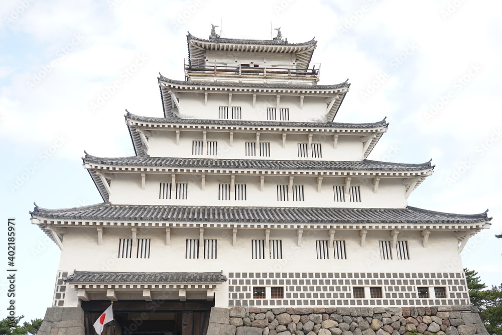 Shimabara castle in Shimabara, Nagasaki prefecture, Japan - 島原城 長崎 日本 Shimabara castle in Shimabara, Nagasaki prefecture, Japan - 島原城 長崎 日本