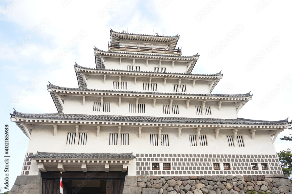 Shimabara castle in Shimabara, Nagasaki prefecture, Japan - 島原城 長崎 日本 Shimabara castle in Shimabara, Nagasaki prefecture, Japan - 島原城 長崎 日本