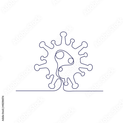 Coronavirus 2019-nCoV. Corona virus icon.