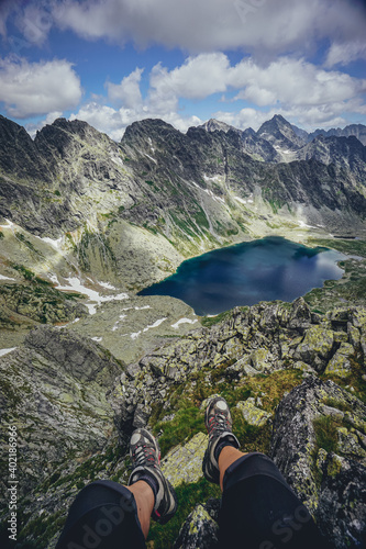 Hiking trails in High Tatras, Slovakia in early summer © Martpod