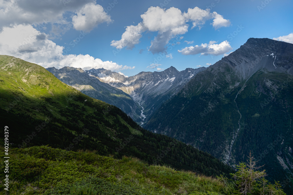 Hiking mount Ankogel in austrian Hohe Tauern
