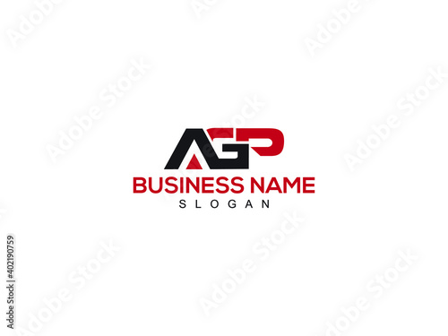 AGP Letter Logo, agp logo icon design