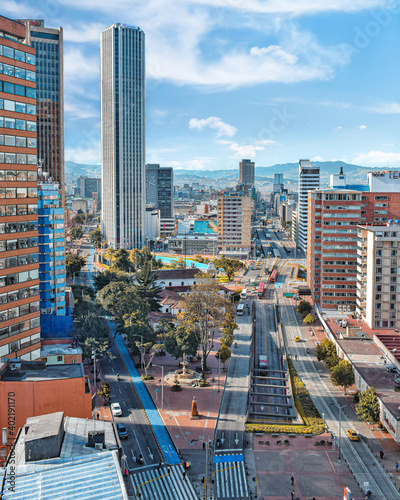 URBAN SCENERY OF THE CITY OF BOGOTÁ (COLOMBIA)