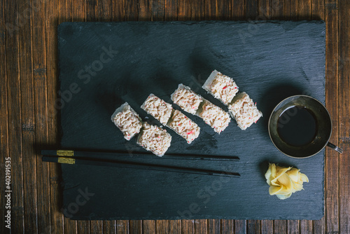 Sushi- delicious fast food © Digital Photo
