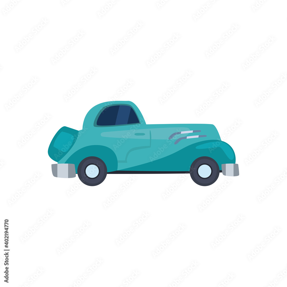 green car icon vector design