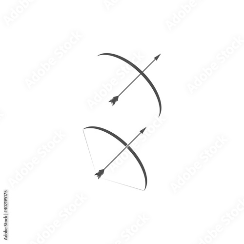Archery logo icon vector ilustration