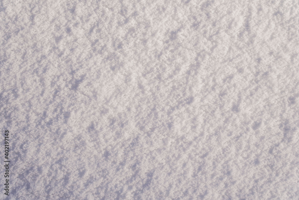  Snow texture as winter background. Smooth surface of clean fresh snow. Snow patterns.