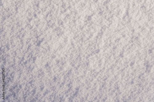  Snow texture as winter background. Smooth surface of clean fresh snow. Snow patterns.