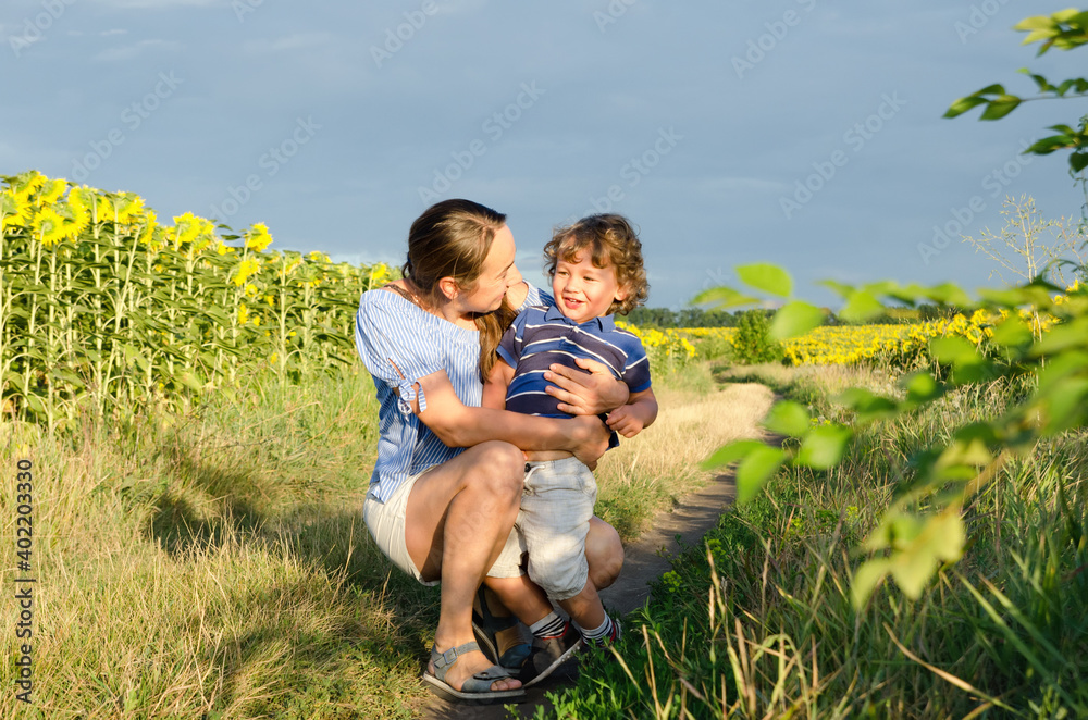 Fototapeta premium mother and baby