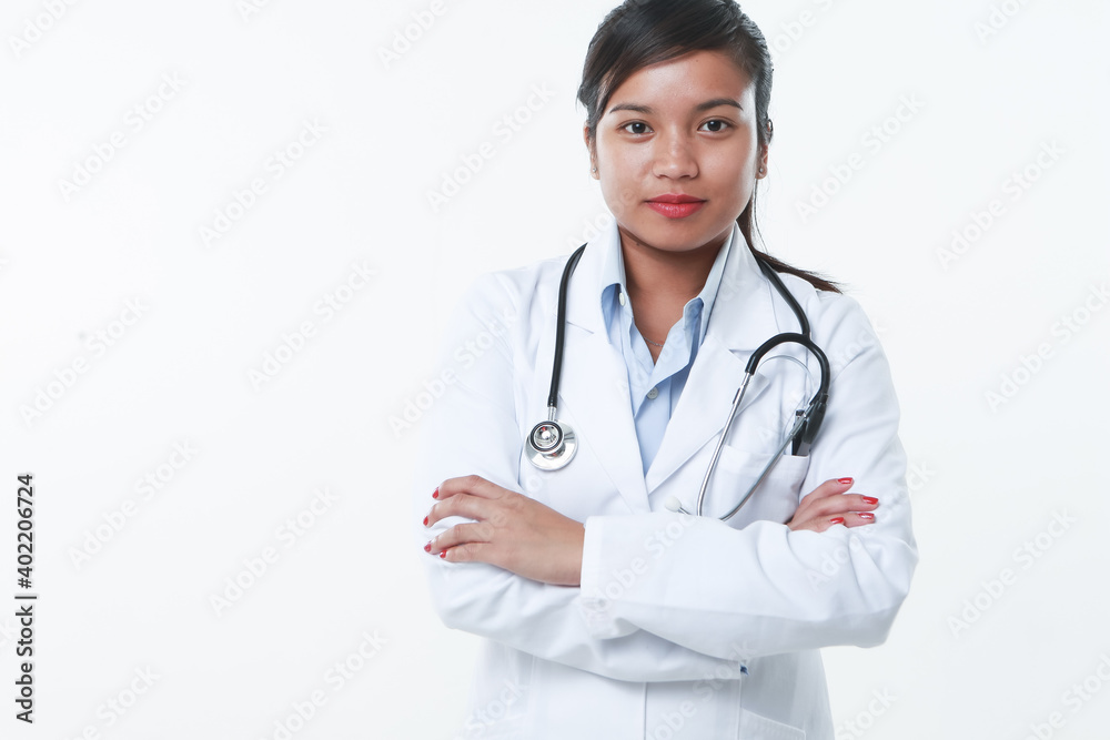 A professional asian female doctor