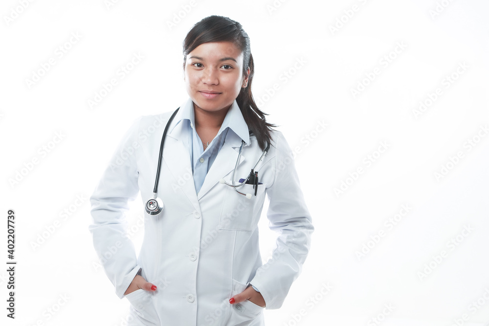 A professional asian female doctor A professional asian female doctor