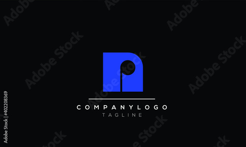 Alphabet letters Initials Monogram logo  np,pn,n and p 