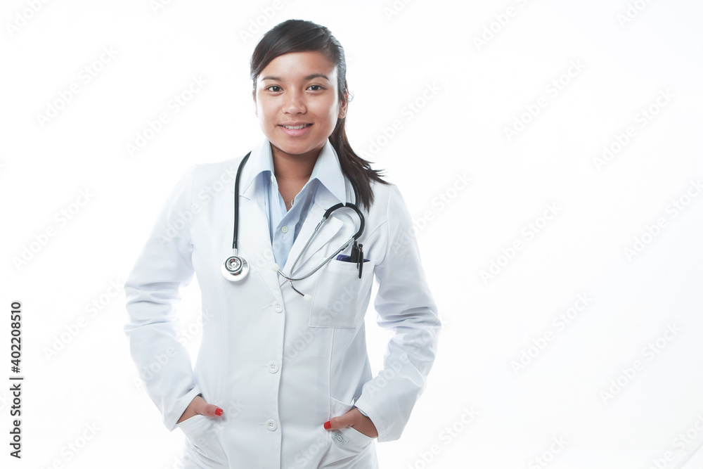 A professional asian female doctor