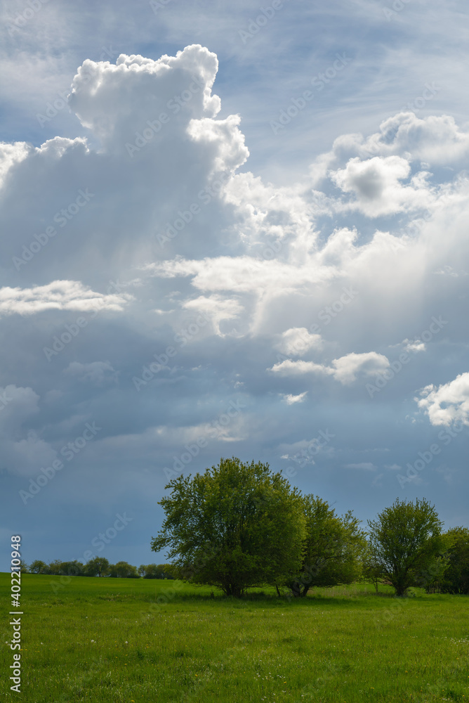 landscape before the storm, Pilsen region, Czechia landscape before the storm, Pilsen region, Czechia