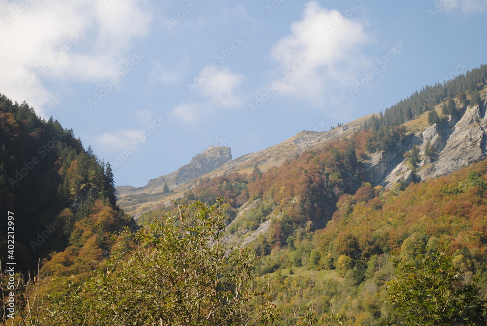 himmel über alpen