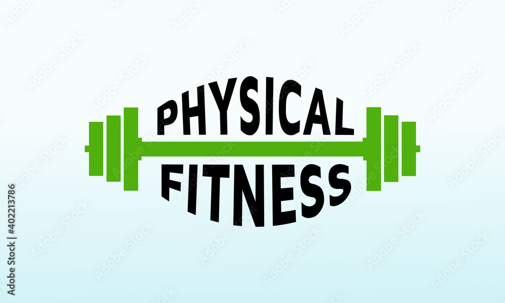 Physical fitness with dumbbell icon, Fitness Logo Stock Vector Illustration, Gym Logo Vector Art and Graphics Physical fitness with dumbbell icon, Fitness Logo Stock Vector Illustration, Gym Logo Vector Art and Graphics