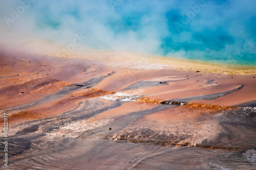 geyser in park national park