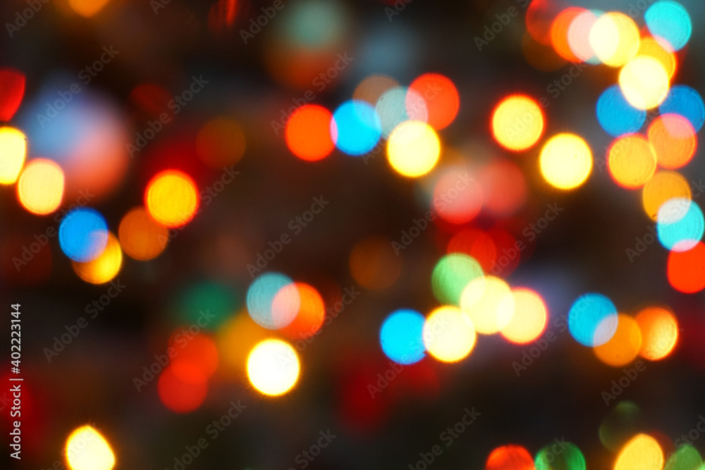 Abstract blur bokeh street light city background Abstract blur bokeh street light city background