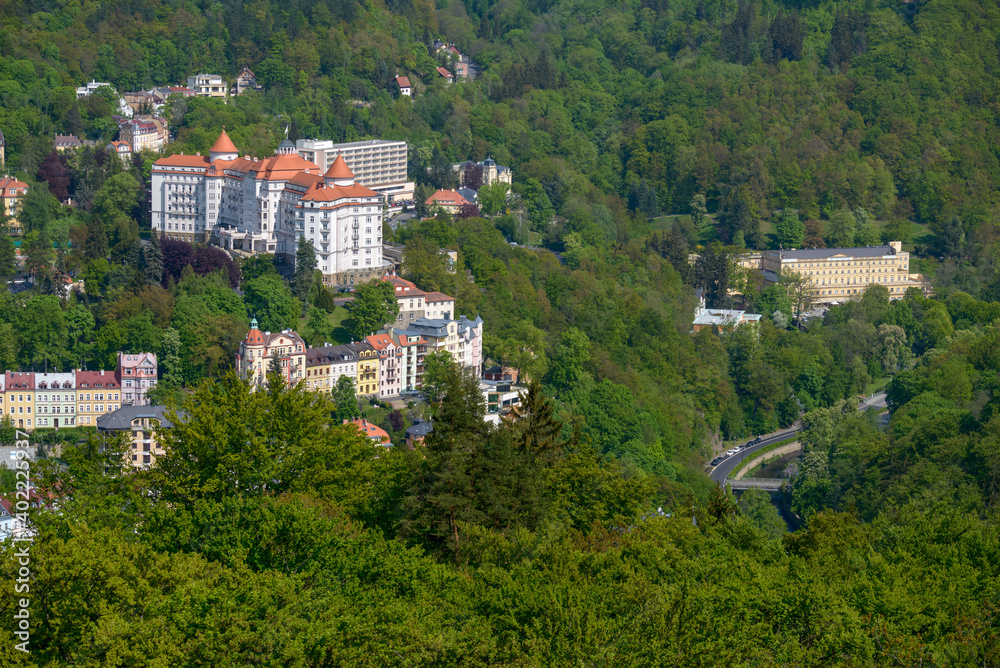 Fototapeta premium City of Karlovy Vary, Czechia