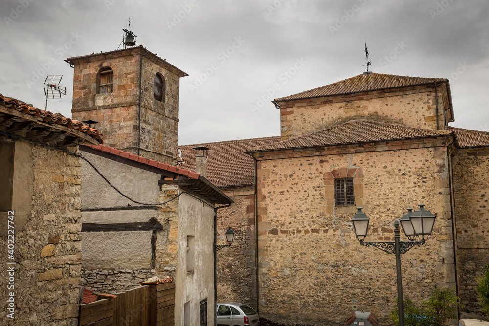 Parish Church of San Millan de la Cogolla in Cabrejas del Pinar, province of Soria, Castile and Leon, Spain