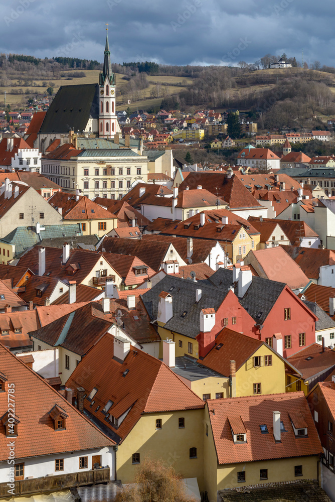 town of Cesky Krumlov, southern Bohemia, Czechia