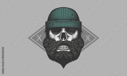 bearded skull