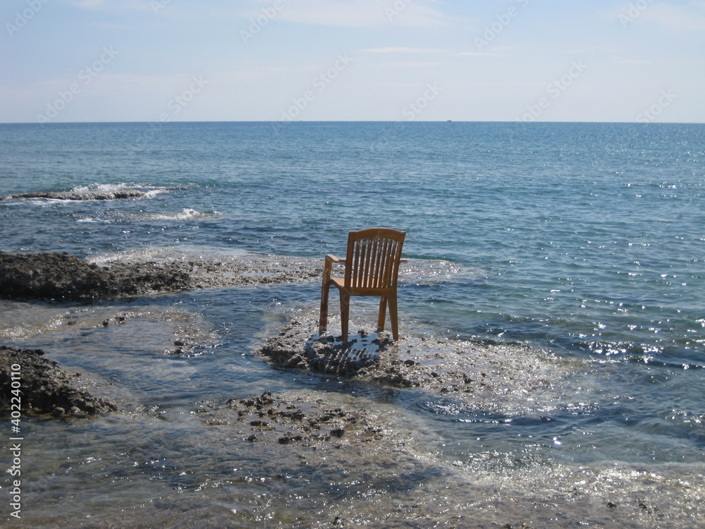 chair on the beach