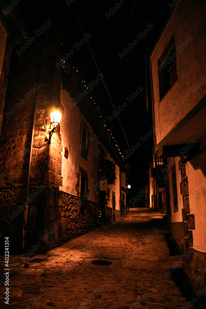 Fototapeta premium calle navideña