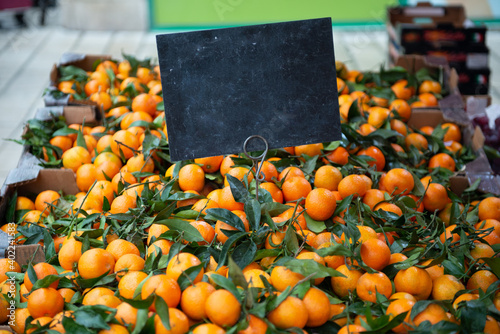 clémentines corses sur un marché