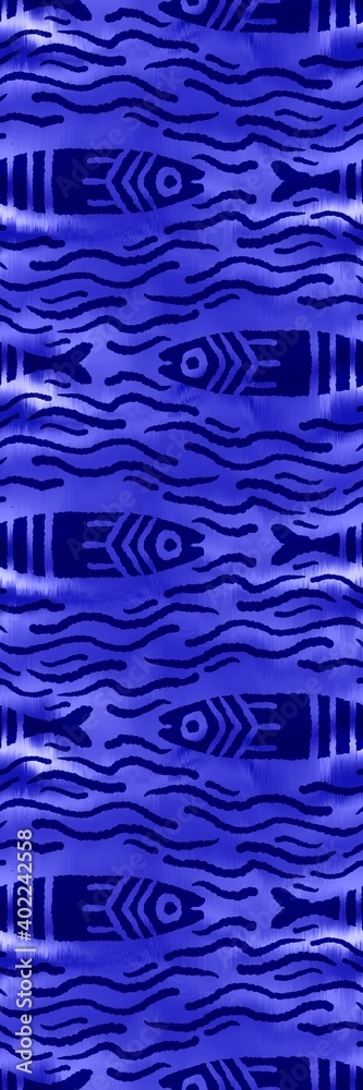 Indigo blue tie dye border edge background. Painted in watercolor wash side banner strip. Boho modern abstract web design element, divider or decorative ink backdrop for mobile phone.
Indigo blue tie dye border edge background. Painted in watercolor wash side banner strip. Boho modern abstract web design element, divider or decorative ink backdrop for mobile phone.