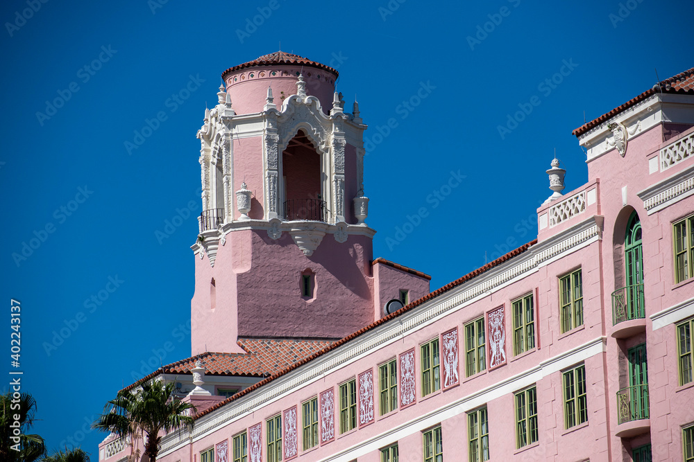 Fototapeta premium beautiful antique tower from a building