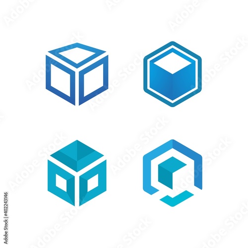 Cube business vector