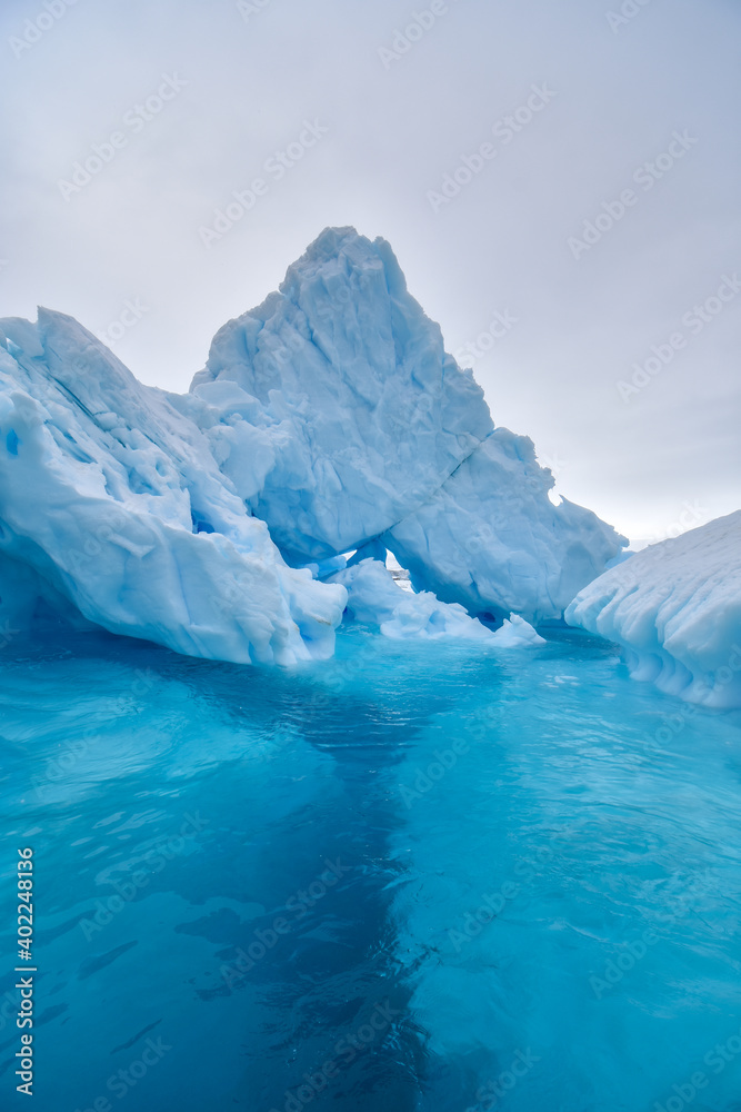 Obraz premium hielos a la deriva en la antartica / drifting ice in the antarctic