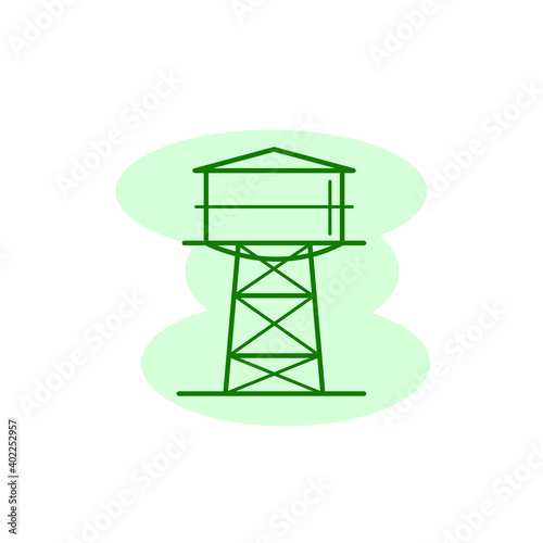 Illustration Vector graphic of water reservoir icon