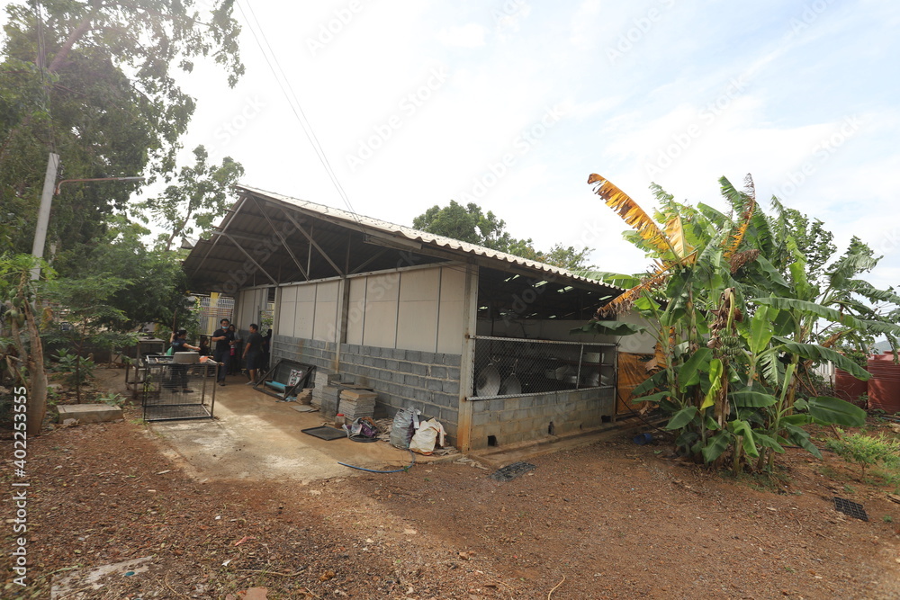 A house in Thailand that is currently under construction. A house in Thailand that is currently under construction.