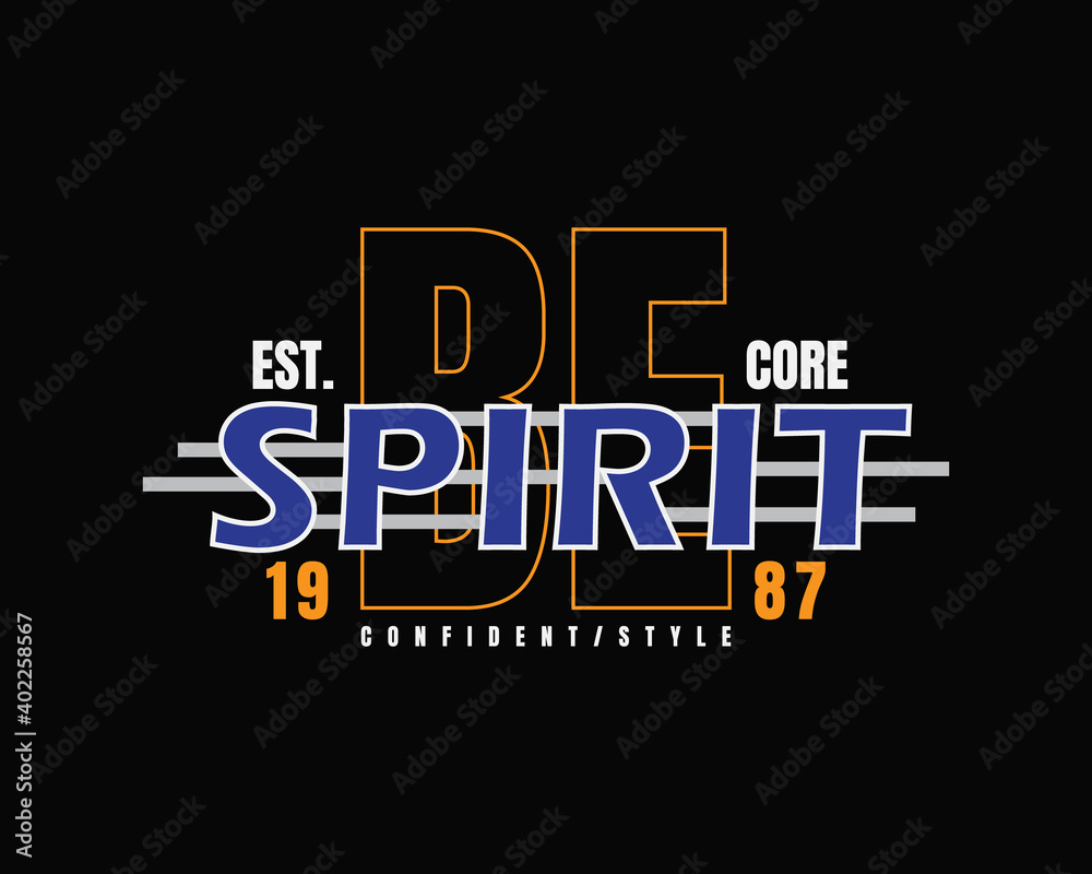 Fototapeta premium Vector illustration of great lettering for designs for t-shirts, clothes, hoodies, etc.