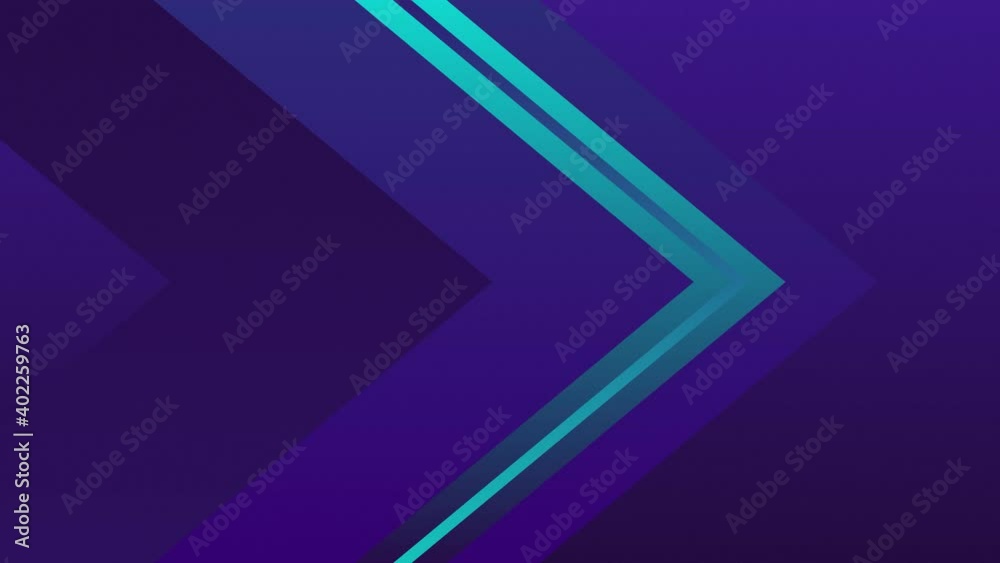 Modern arrow moving from right to left motion.Shape transition element animated.Smooth arrow shape swipe animation