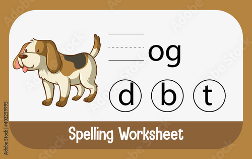 Find missing letter with dog
