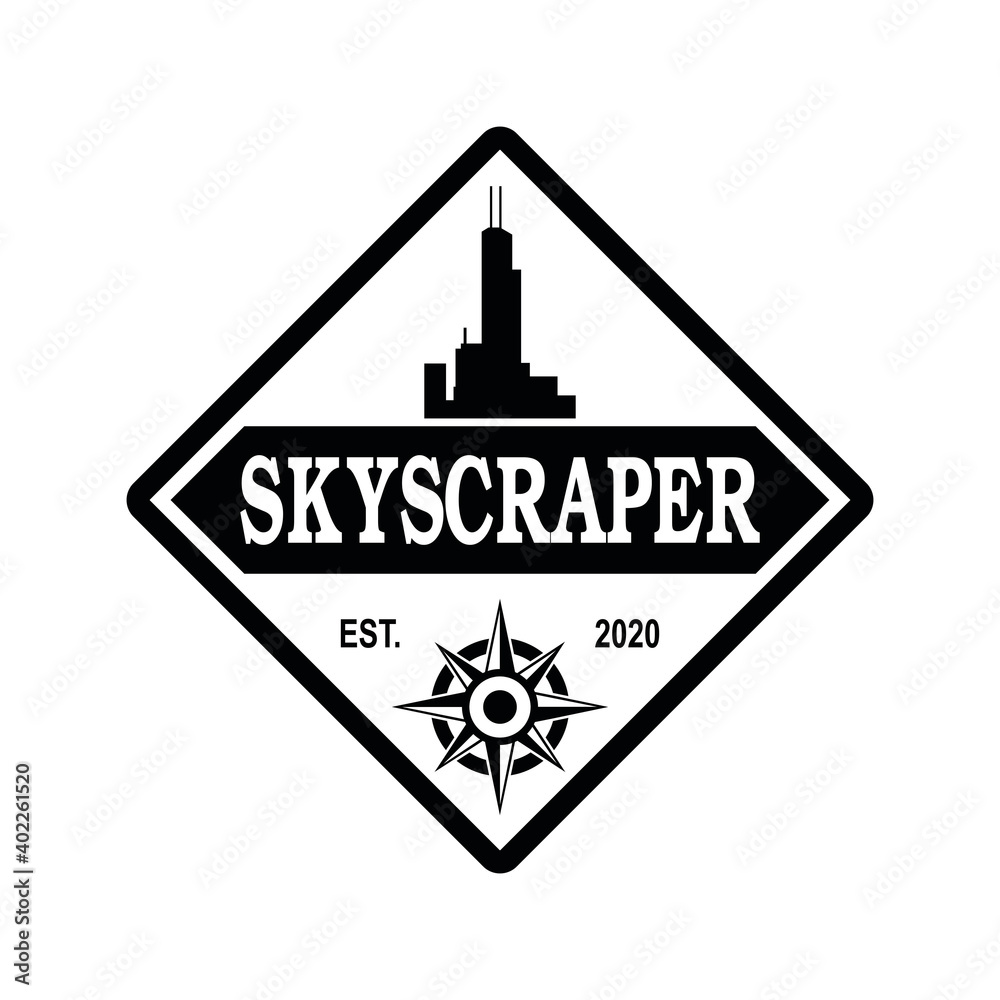Obraz premium The Tallest Skyscraper Vector , Architecture Logo