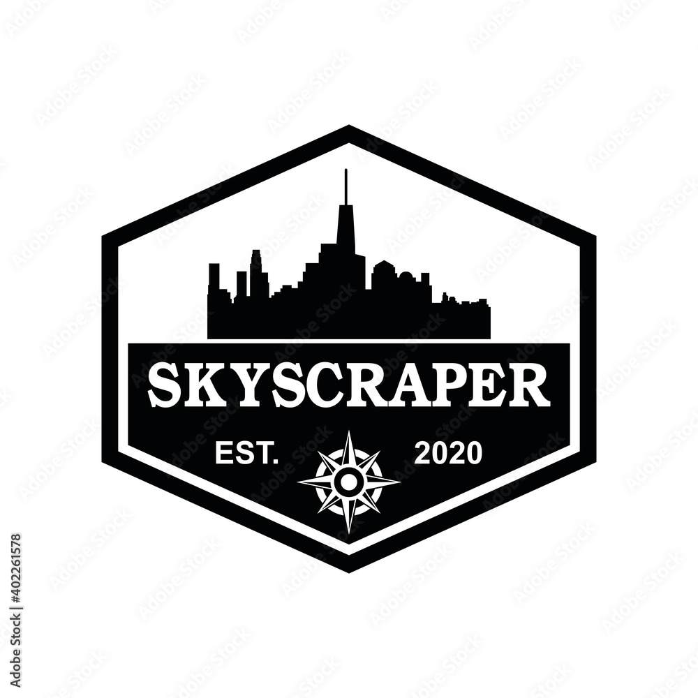 Obraz premium The Tallest Skyscraper Vector , Architecture Logo