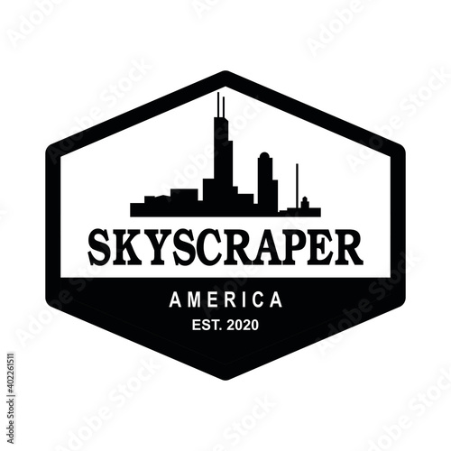 Tallest Tower Vector , Architecture Logo