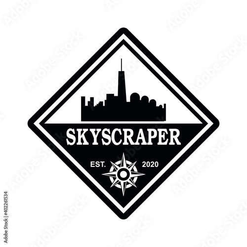 The Tallest Skyscraper Vector , Architecture Logo