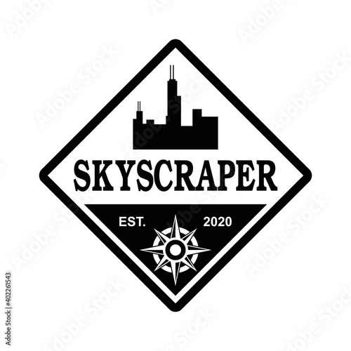 The Tallest Skyscraper Vector , Architecture Logo