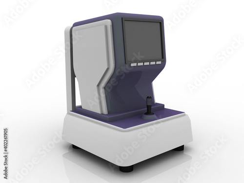 3D rendering Auto Refractometer 