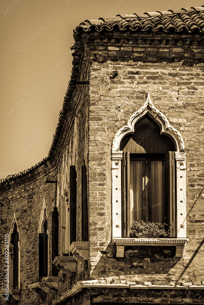 historic buildings in Murano - near Venice - italy historic buildings in Murano - near Venice - italy
