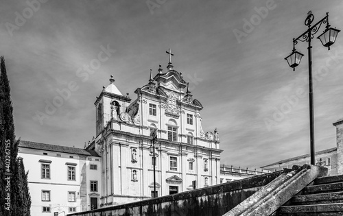 New Cathedral of Coimbra or the Cathedral of the Holy name of Jesus in Coimbra, Portugal © PhotoFires
