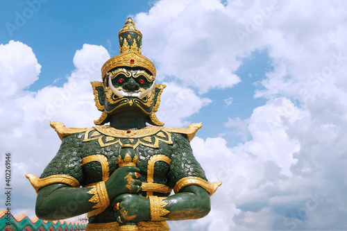 Green Thai giant demon.