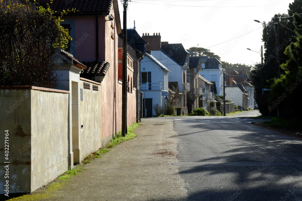 A view of a small village in the west of France.